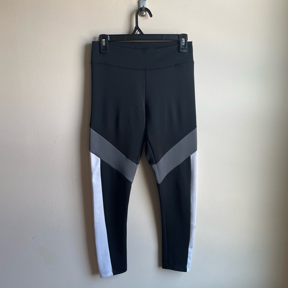 Adidas Black, White & Grey Aeroready Leggings